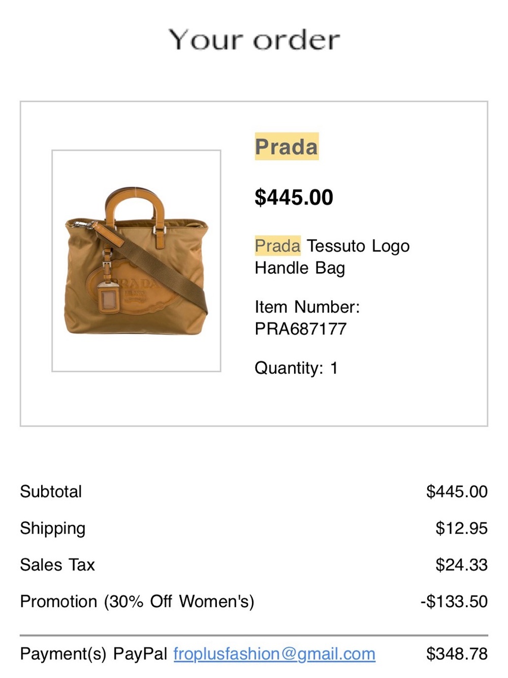 Prada Tessuto Nylon Top Handle Bag - Picture 14 of 14